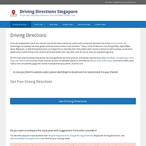 Driving Directions Singapore