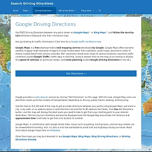 Search Driving Directions