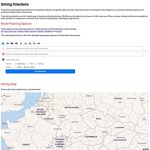 Trucking routes